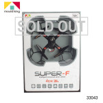 Mould King Super-F 33043 2.4GHz 6-axis RC Quadcopter with Barometer Altitude Hold (Black/White)